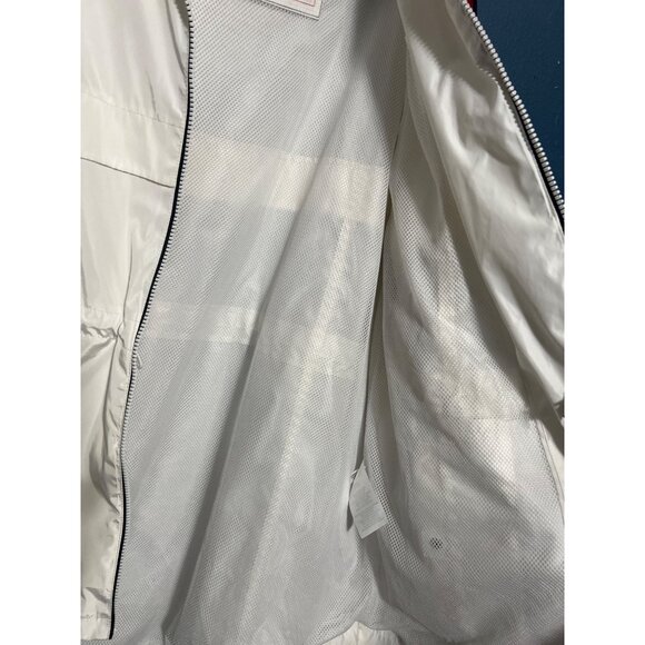 Tommy Hilfiger Womens White Hooded Windbreaker Jacket Medium - Picture 4 of 7